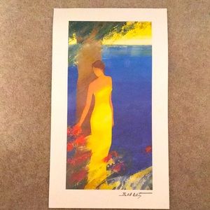 Seriolithograph by French painter, Emile Bellet